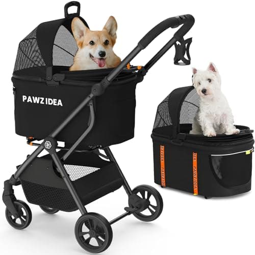 4-in-1 Pet Stroller with Carrier - Product image