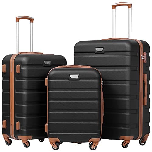 Coolife 3-Piece Hardshell Spinner Luggage - Product image