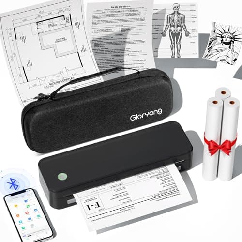 Portable Inkless Wireless Thermal Printer - Product image
