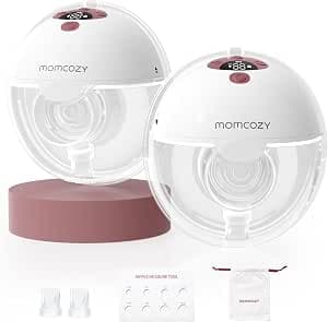 Momcozy M5 Lite Hands-Free Wearable Breast Pump 2-Pack - Product image