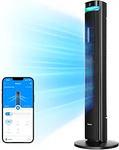 Smart Tower Fan with App Control - Product image