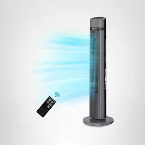 Bladeless Tower Fan with Remote Control - Product image