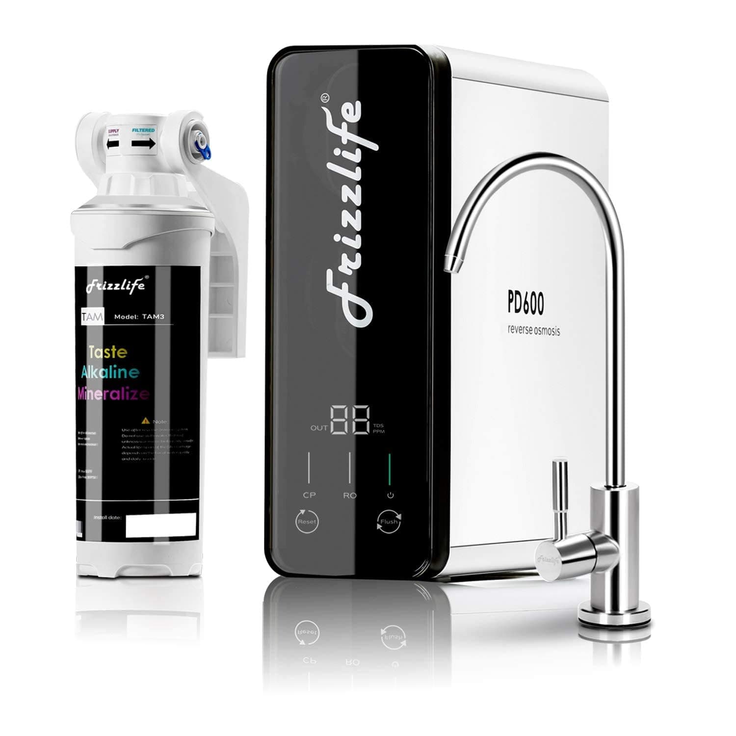 Frizzlife PD600-TAM3 Reverse Osmosis Water Filter - Product image
