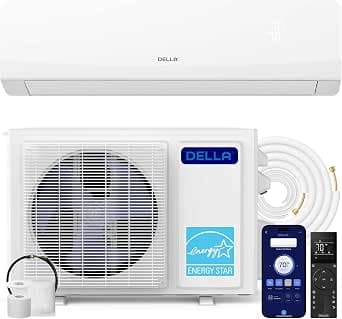 DELLA Serena Series 9,000 BTU Mini Split AC - Product image