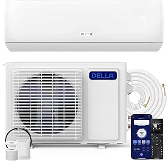 DELLA Motto Series 9,100 BTU Mini Split AC - Product image