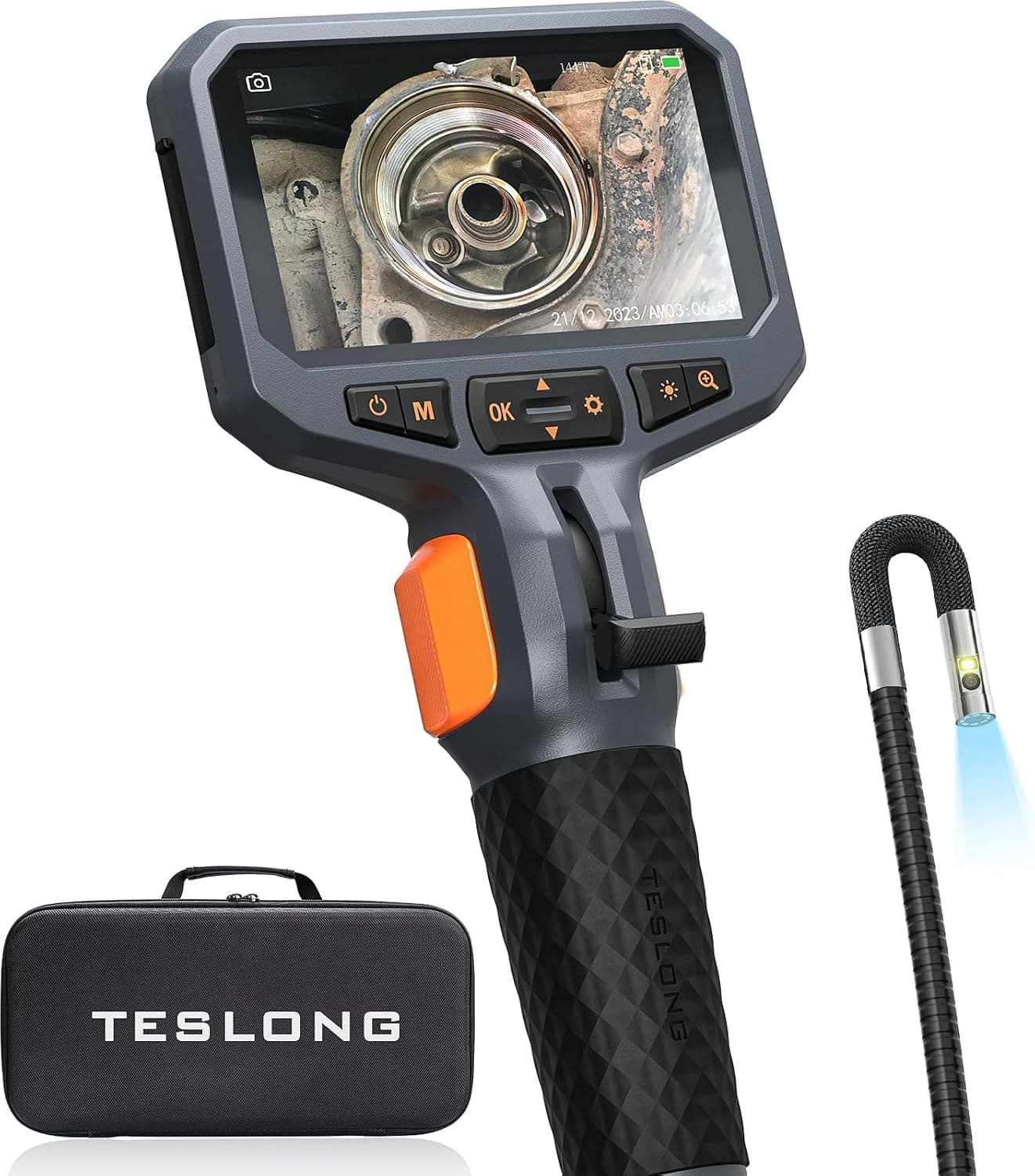 Teslong Dual-Lens Two-Way Articulating Borescope - Product image