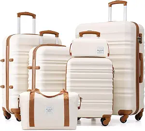 6-Piece ABS+PC Luggage Set - Product image