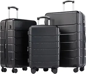 OLIXIS 3-Piece Hardside Spinner Suitcase Set - Product image