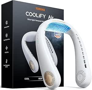 TORRAS COOLiFY Air 2026 Neck Air Conditioner - Ivory White - Product image