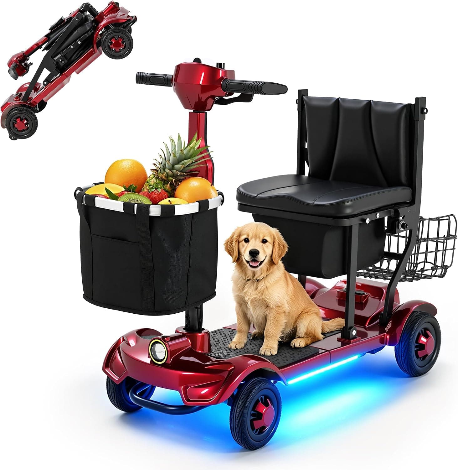 41 lb Foldable 4-Wheel Mobility Scooter - Product image
