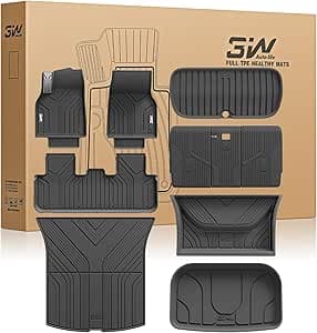 3W Tesla Model Y Juniper Floor Mats and Cargo Liners - Product image