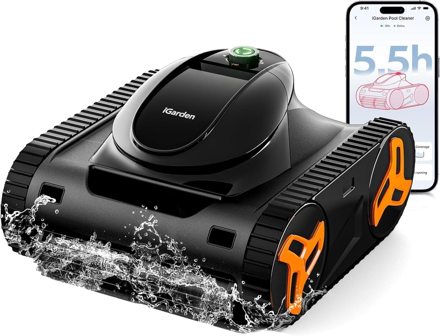 iGarden KN Series Robotic Pool Cleaner - Product image