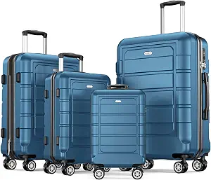 SHOWKOO Expandable PC Suitcase Set - Product image