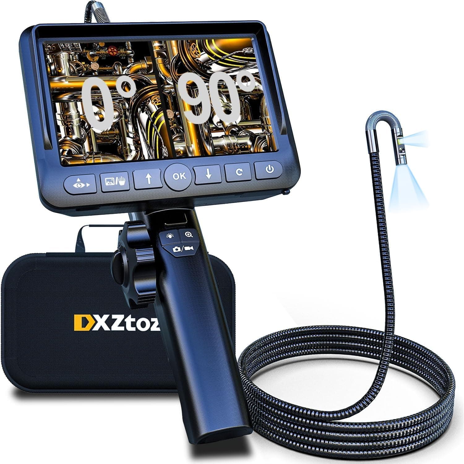 DXZtoz AGC500L Dual-Lens Articulating Borescope - Product image