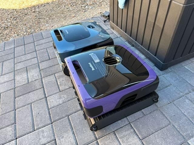 Beatbot Sora 70 cordless robotic pool cleaner in lavender purple