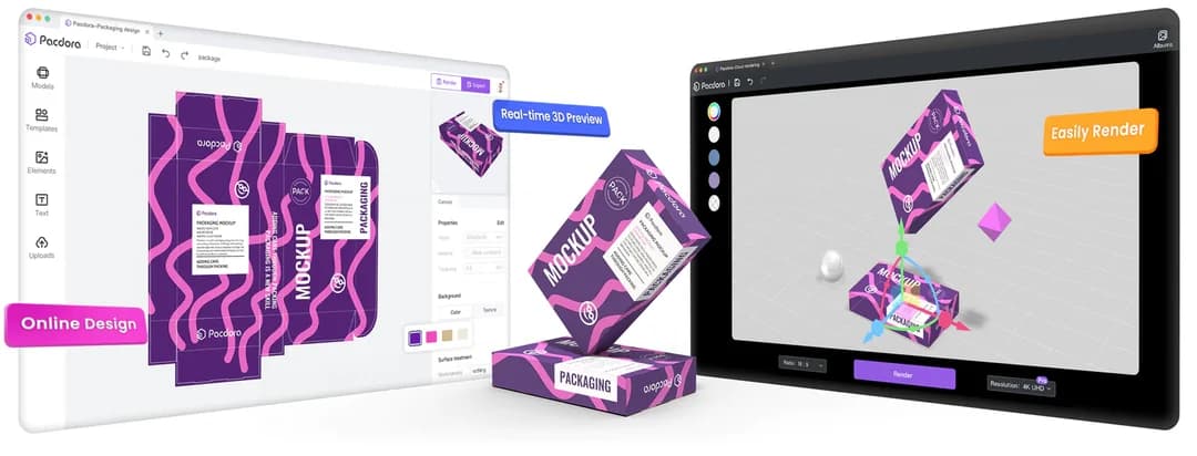 AI mockup generator vs Photoshop for 3D packaging and product design