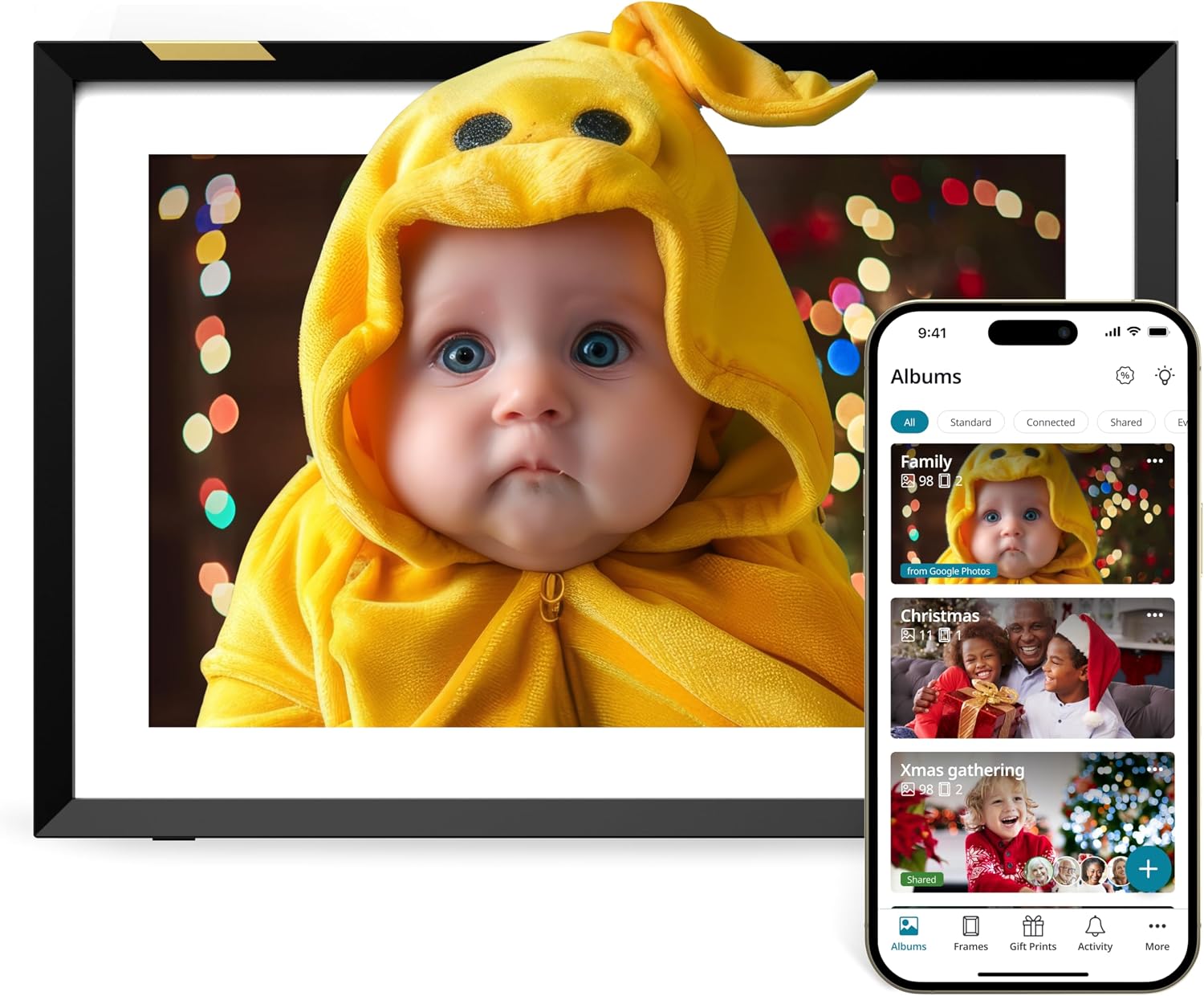 Nixplay 10.1-Inch HD Wi-Fi Digital Picture Frame